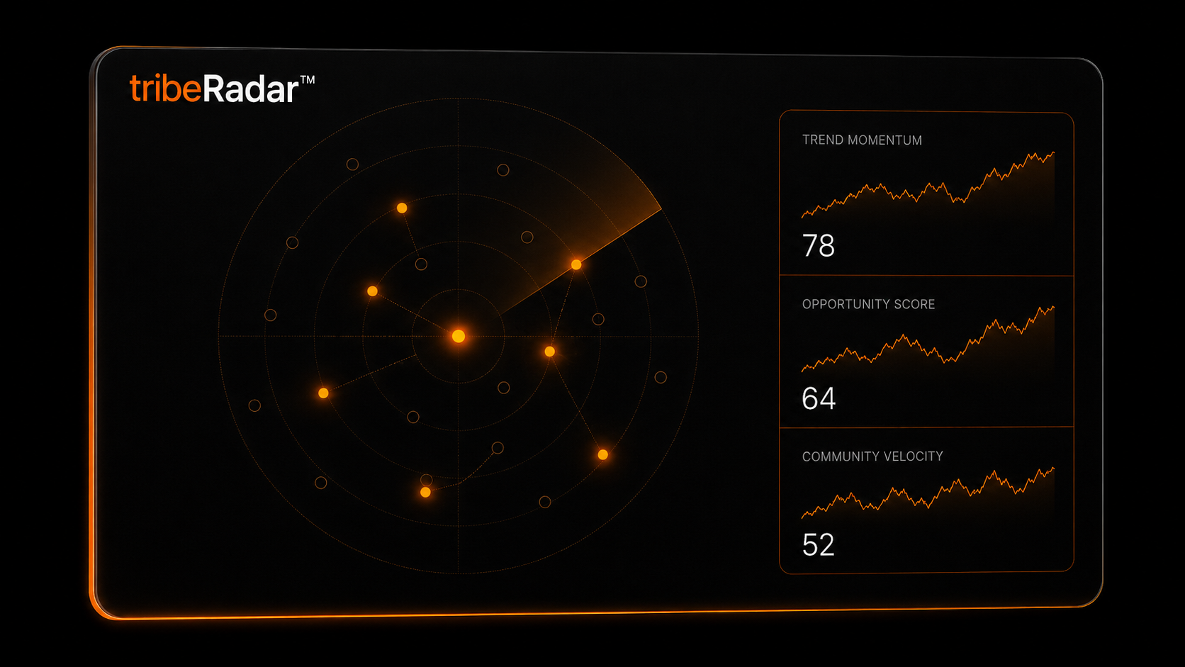 tribeRadar preview